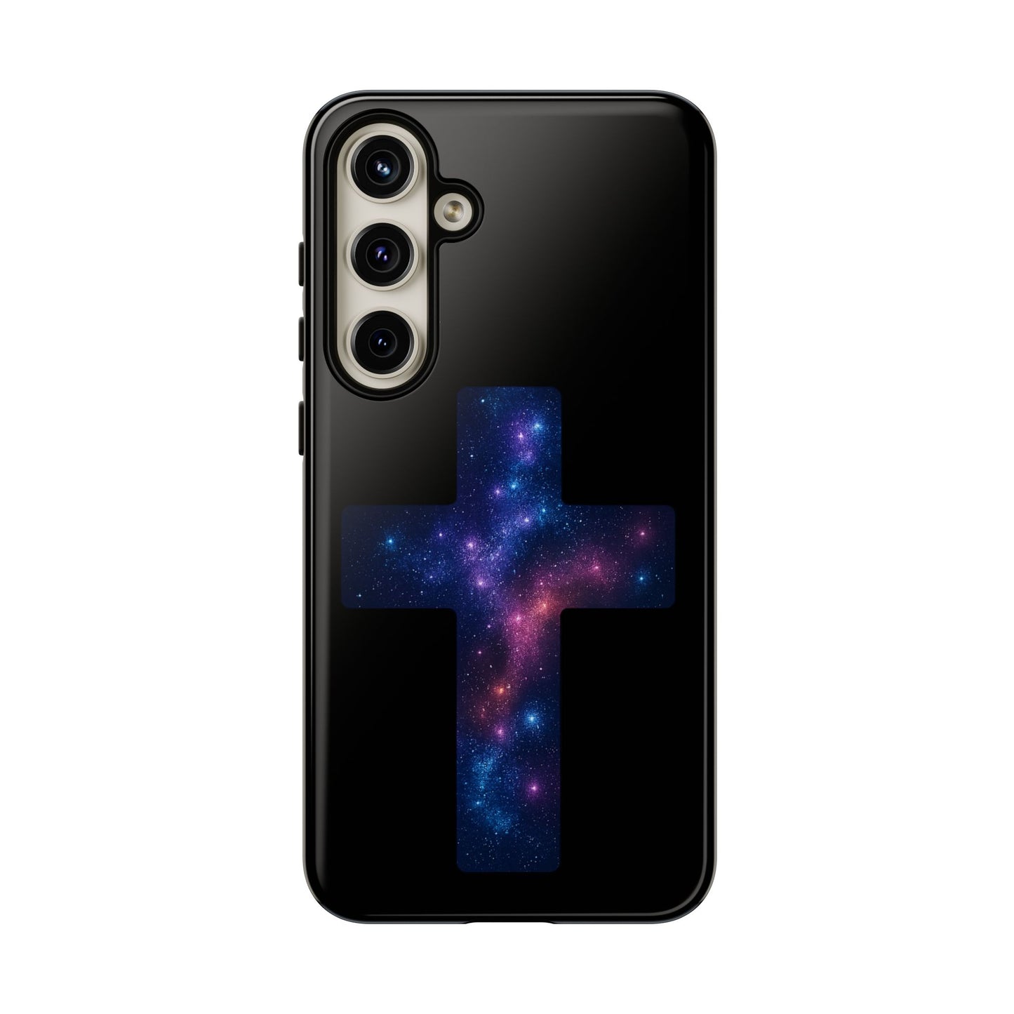 Samsung Phone Case - Galactic Cross Case Christian Phone Case Spiritual Samsung Case Religious Accessory Gift for Believers