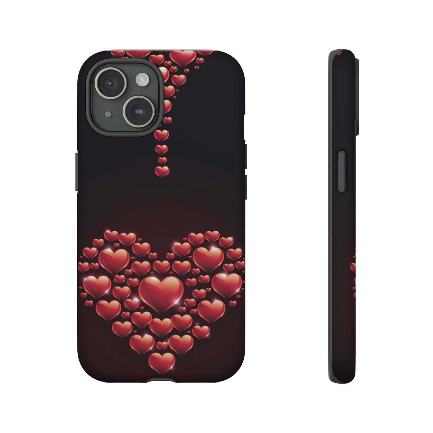 iPhone Case - Heart Made Out of Hearts Design