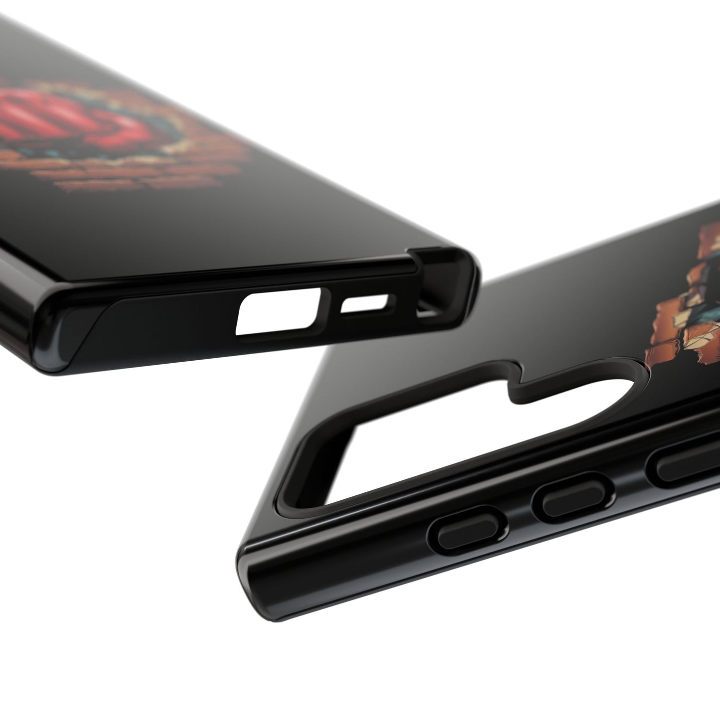 Samsung Galaxy Tough Case - Red Fist Smashing Design