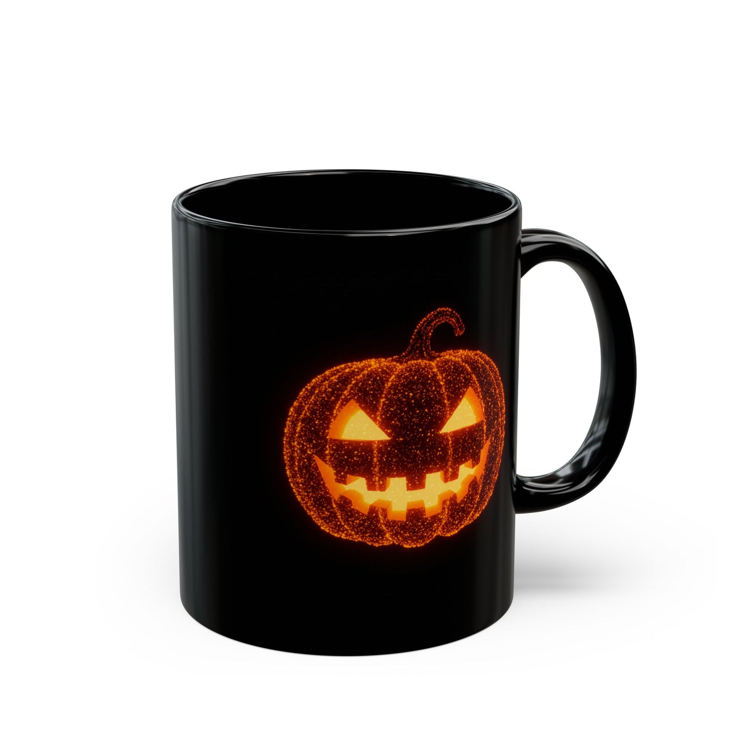 Glowing Jack-o'-Lantern Halloween Mug | Bioluminescent-Inspired Pumpkin Design | Spooky Coffee Cup | 11oz 15oz Fall Gift Idea