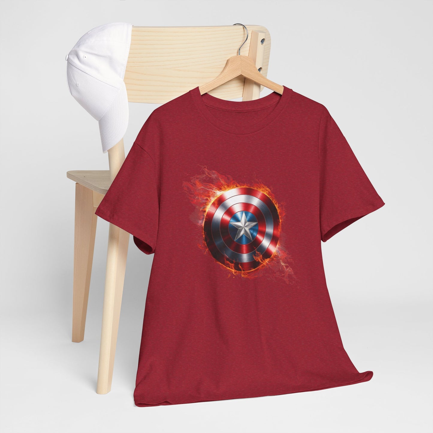 Captain America Flame Tee