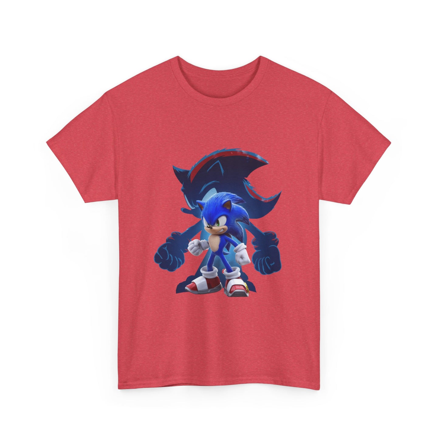 Blue Speed Hero Graphic Tee | Retro Gaming Legend T-Shirt | Fan Inspired Gamer Apparel | Cool Vintage Style Unisex Shirt for Adults & Teens