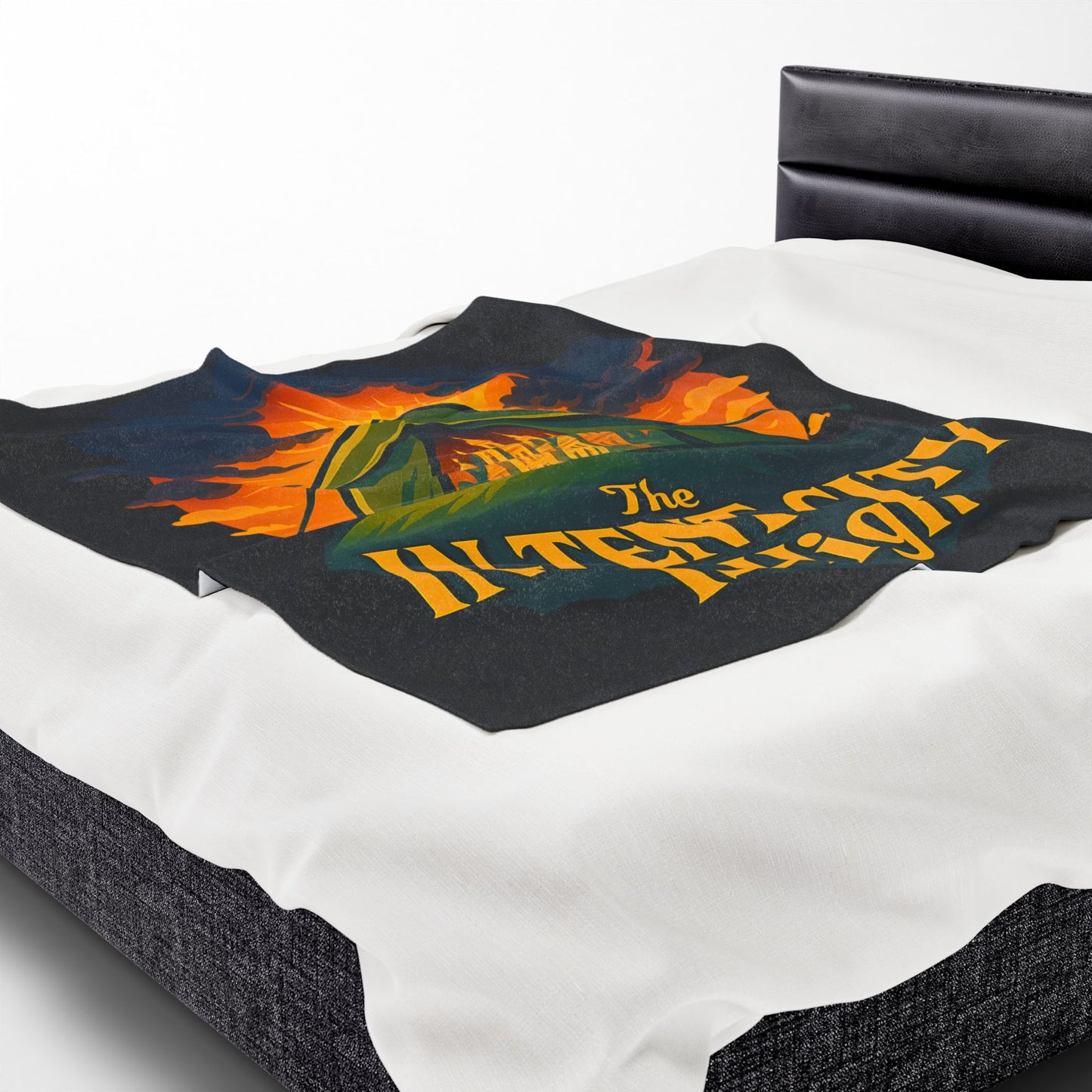 Plush Blanket - The In-Tent-City is High Intensity Throw Decor Funny Blanket