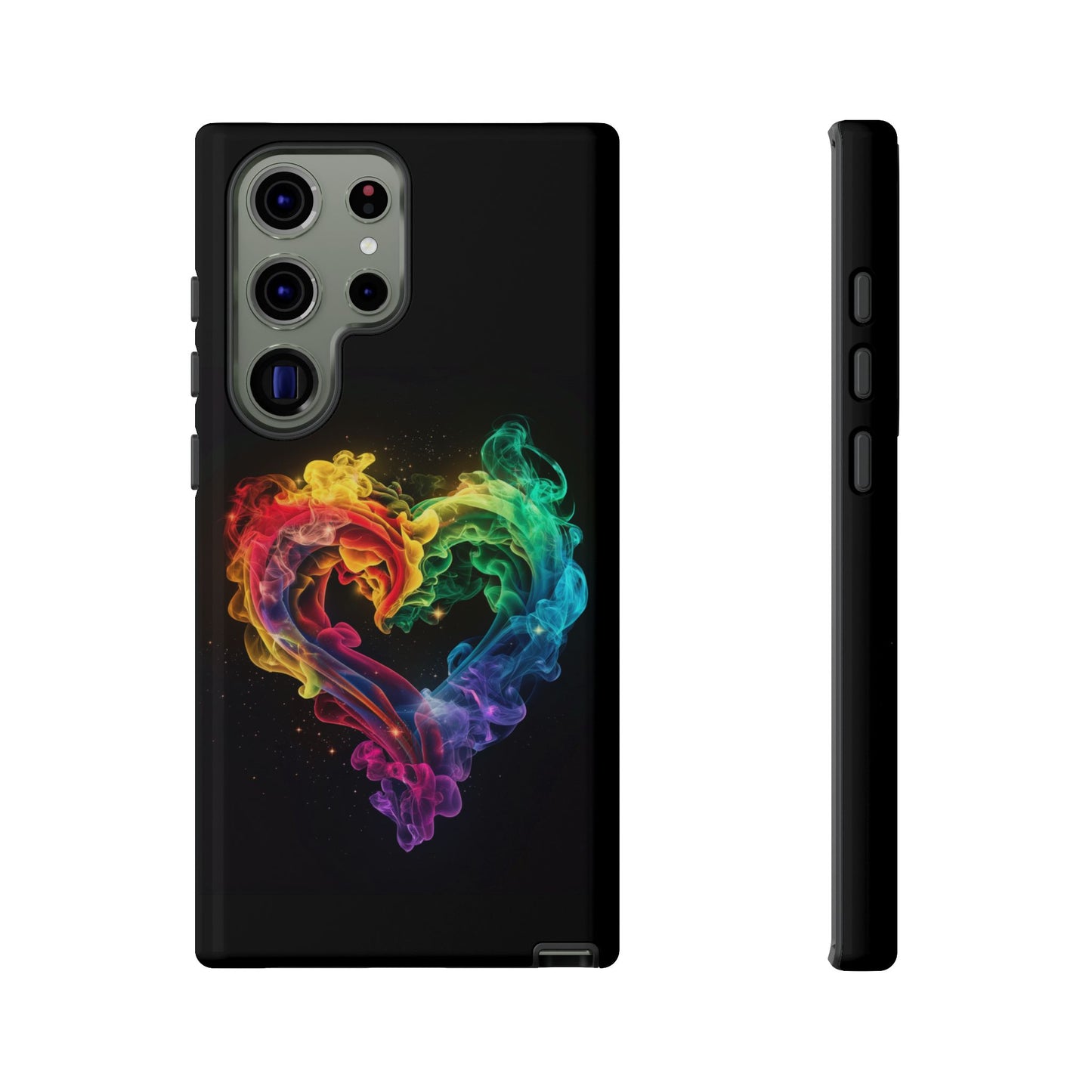 Samsung Galaxy Case - Colorful Heart Design