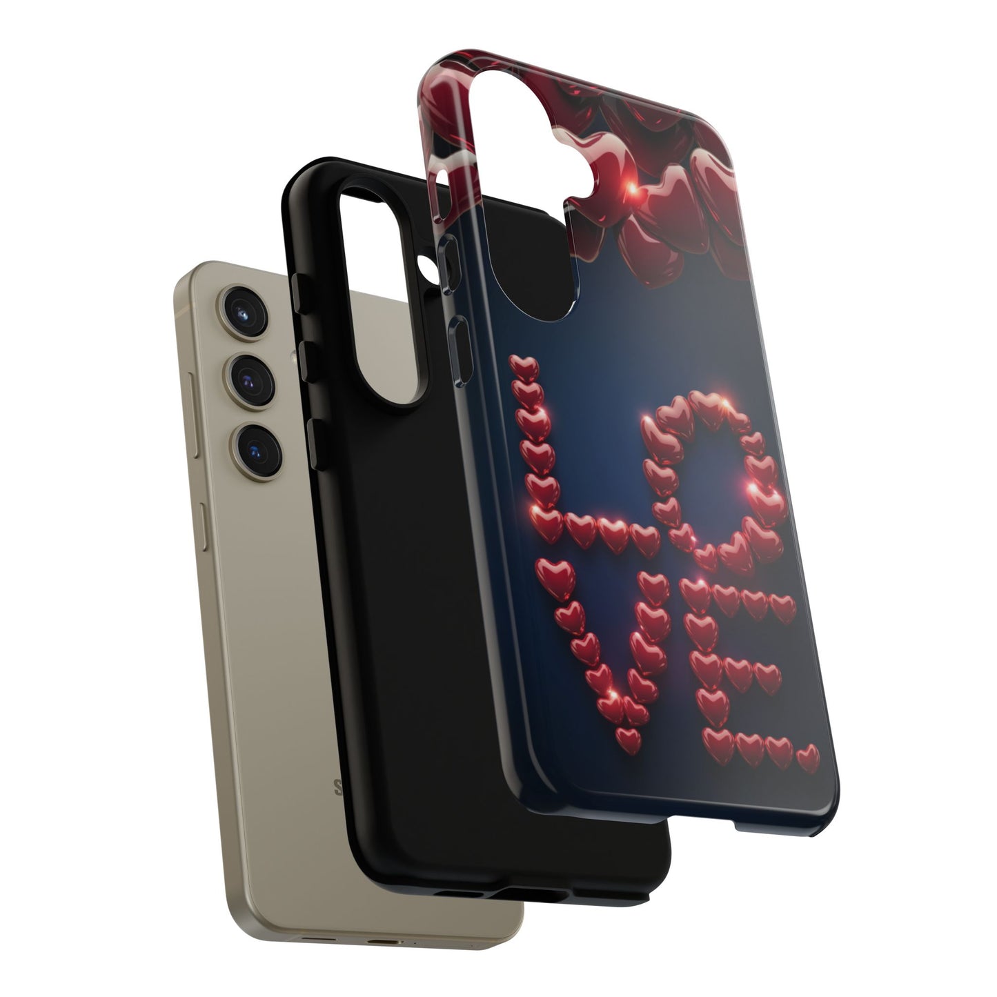 Samsung Phone Case Love Hearts Tough Case