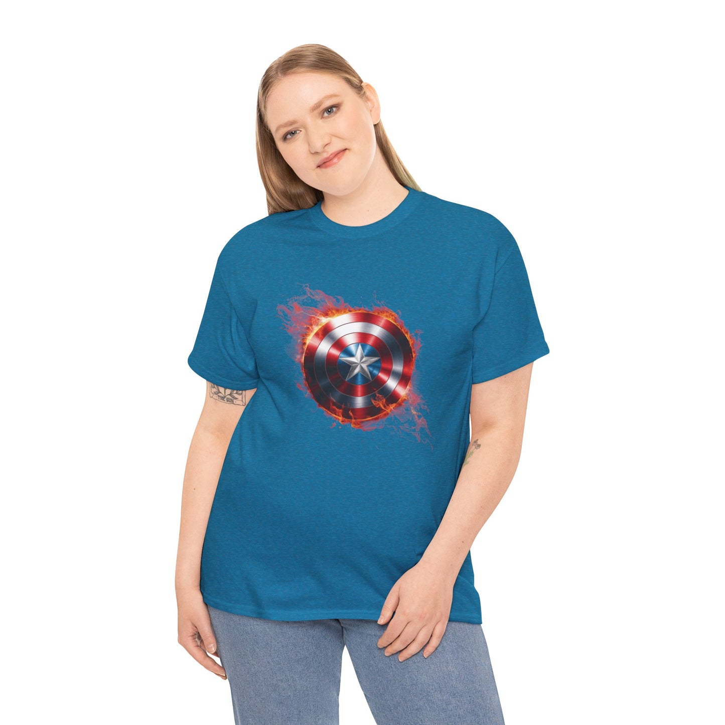 Captain America Flame Tee