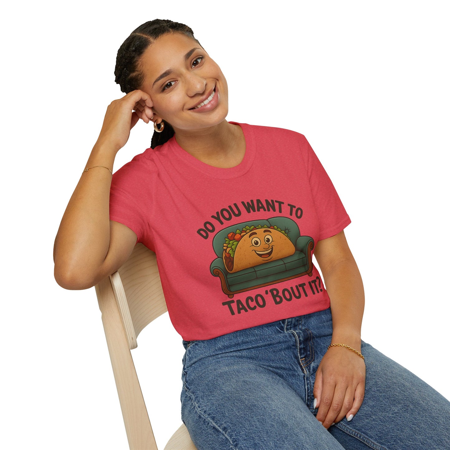 Do You Want to Taco ‘Bout It? Funny Taco Shirt - Cute Foodie Tee - Pun Humor Gift - Food Lover T-Shirt - Cinco de Mayo Outfit