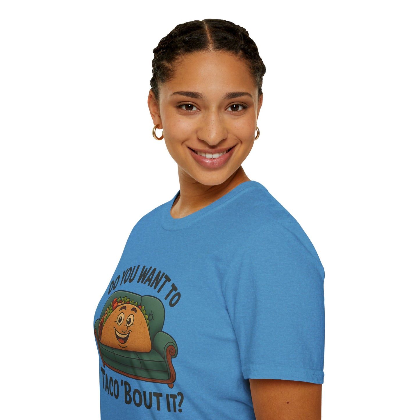 Do You Want to Taco ‘Bout It? Funny Taco Shirt - Cute Foodie Tee - Pun Humor Gift - Food Lover T-Shirt - Cinco de Mayo Outfit
