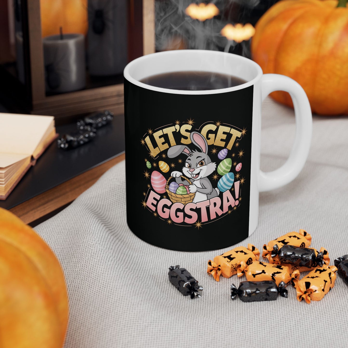 Let’s Get Eggstra Fun Ceramic Mug - Perfect for Easter Celebrations!