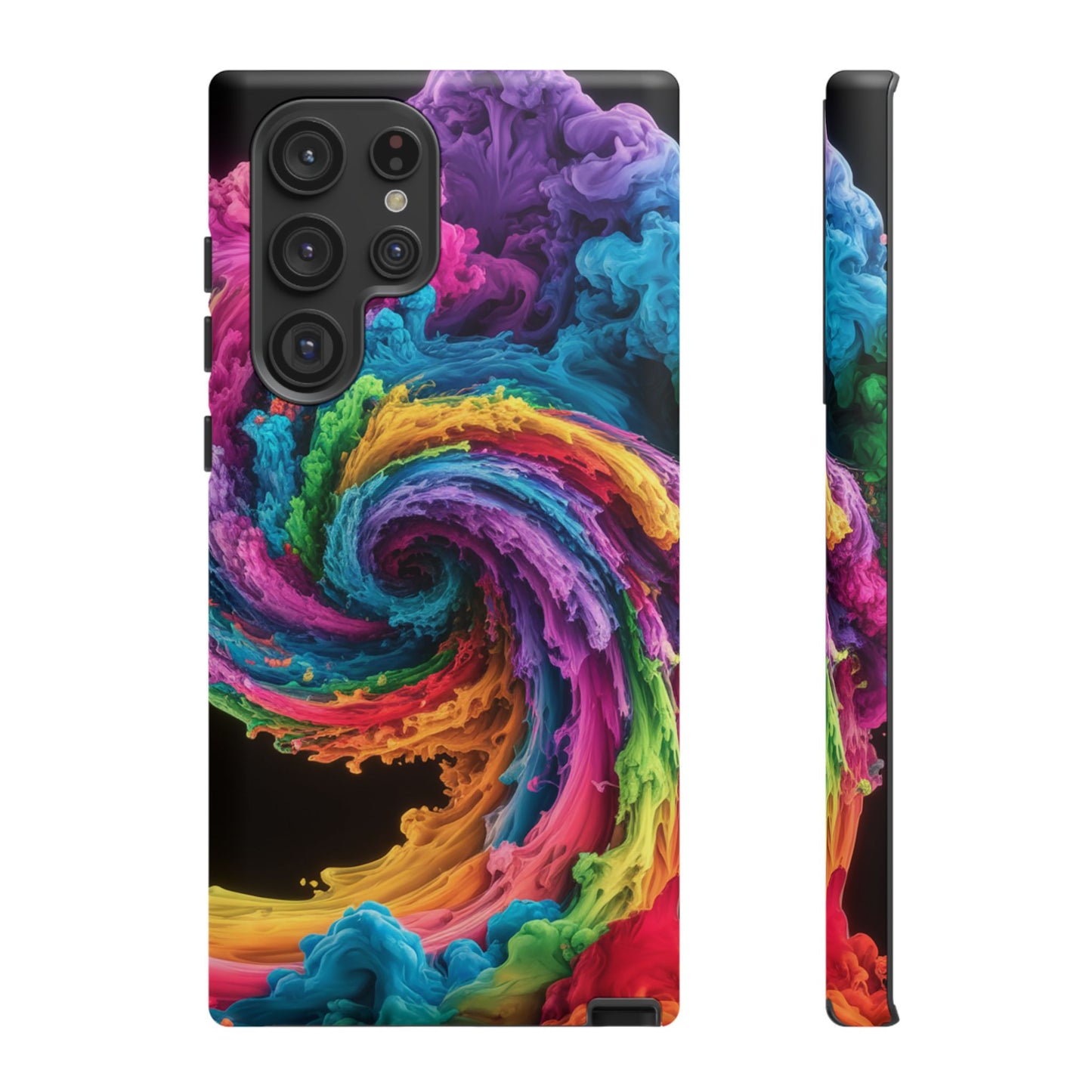 Phone Case - Colorful Swirl Design for Samsung Galaxy