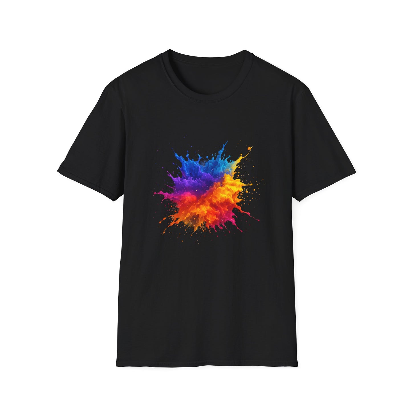 Color Burst Paint Splash Shirt – Vibrant Abstract Art Tee for Creatives & Color Lovers Colorful Apparel