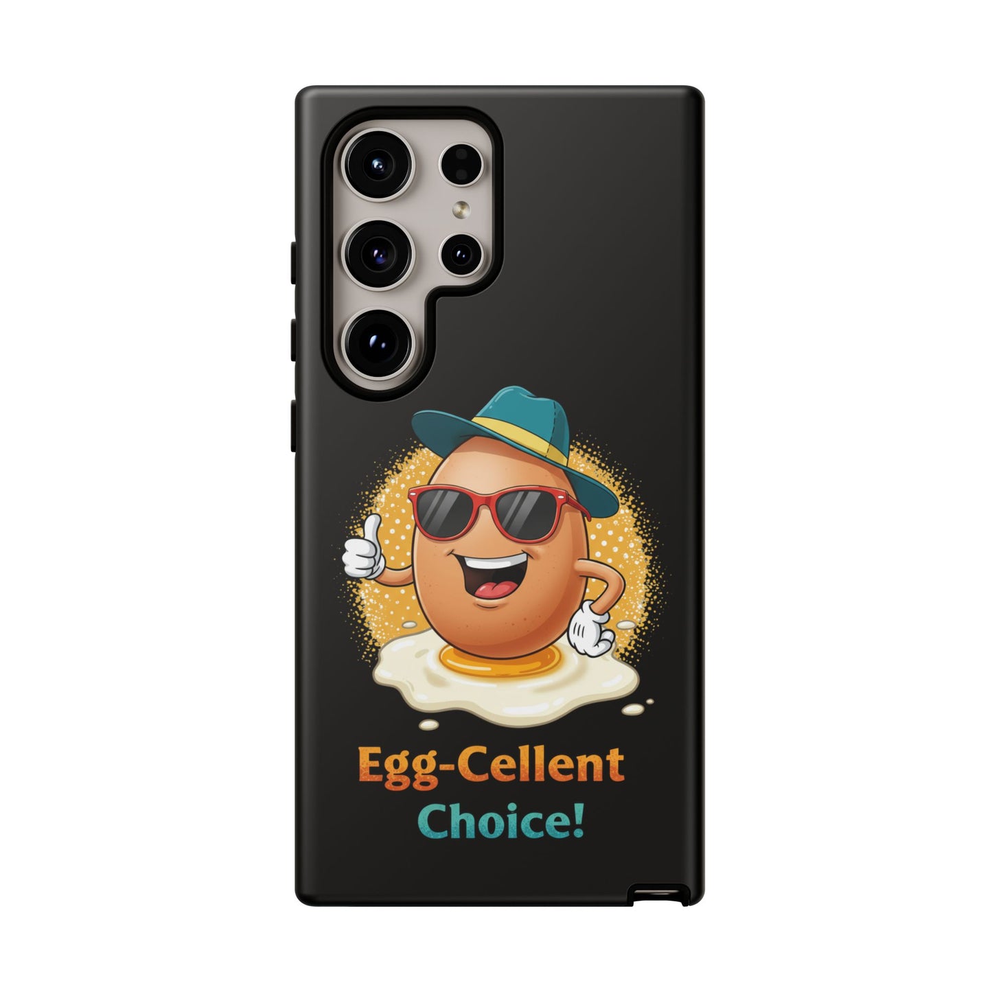 Samsung Phone Case - Egg-Cellent Choice Pun Design
