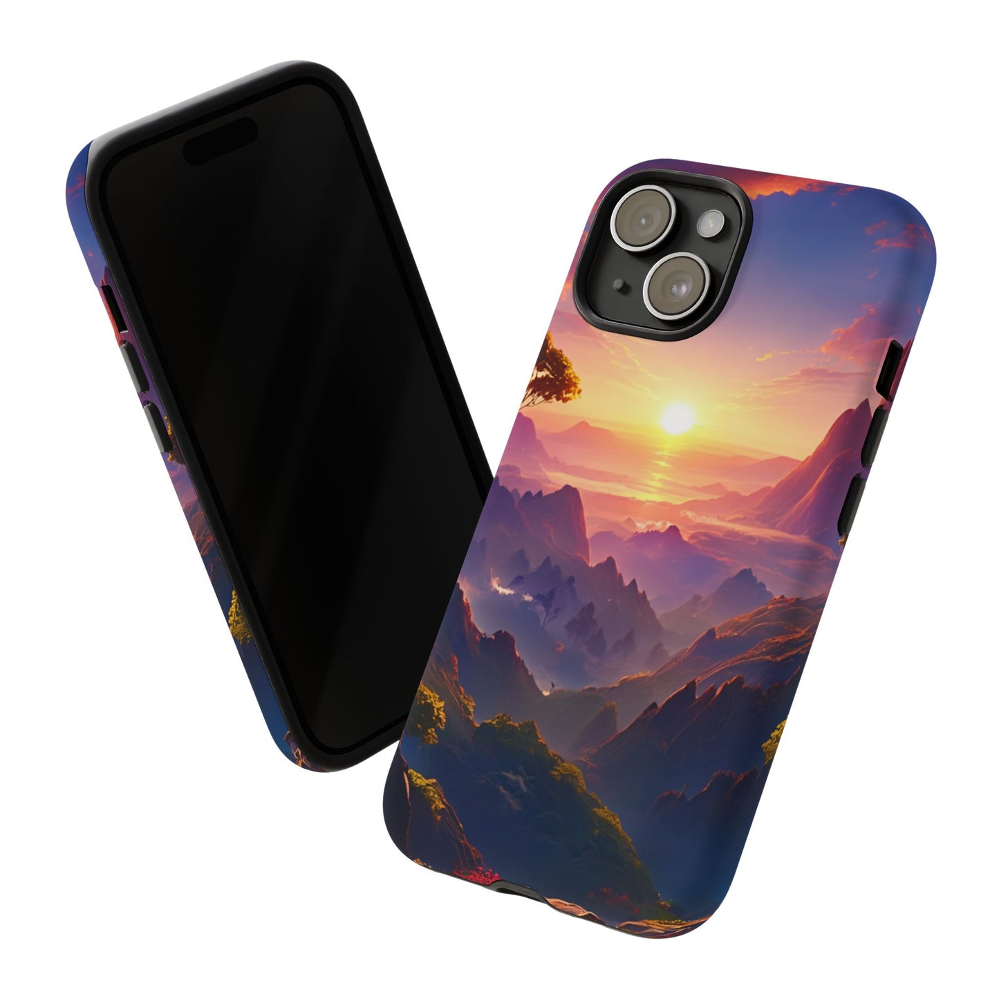 iPhone Tough Case - Artistic Sunset Landscape