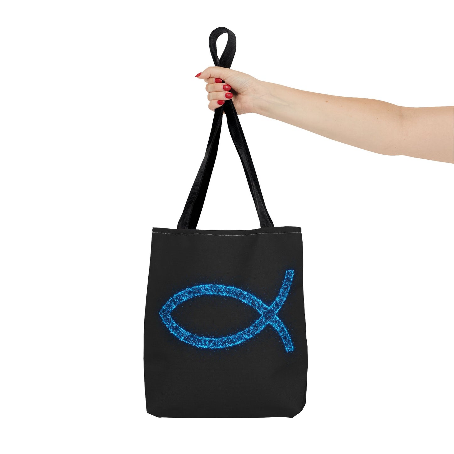 Sparkling Fish Symbol Tote Bag - Inspirational Vibes