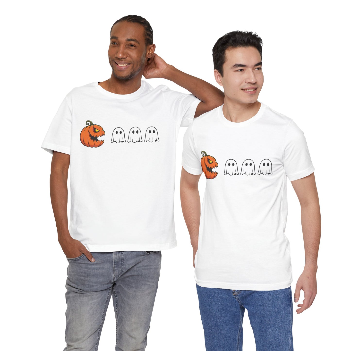 Pumpkin Pac-Man Shirt, Halloween Arcade Tee, Pumpkin Chase Ghosts Tee, Retro Gaming Halloween, Spooky Season Shirt, Vintage Game Pumpkin Top
