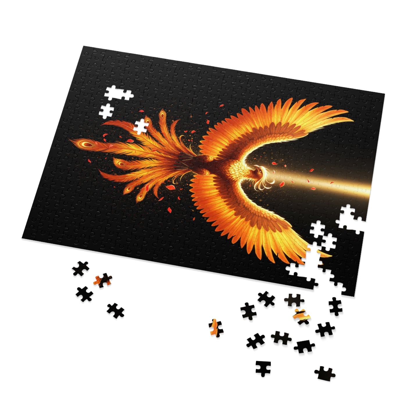 Phoenix Rising Jigsaw Puzzle Phoenix Game Mythical Puzzle Family Game