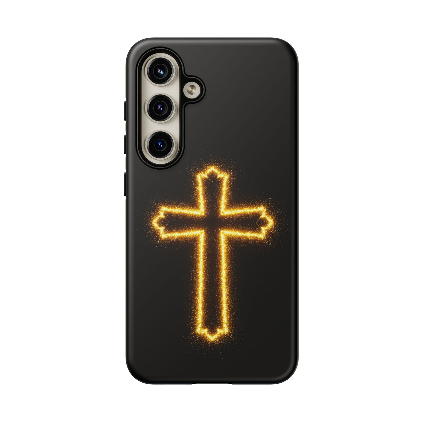 Glow-in-the-Dark Cross Samsung Phone Case - Tough Samsung Cases for Faithful Protection