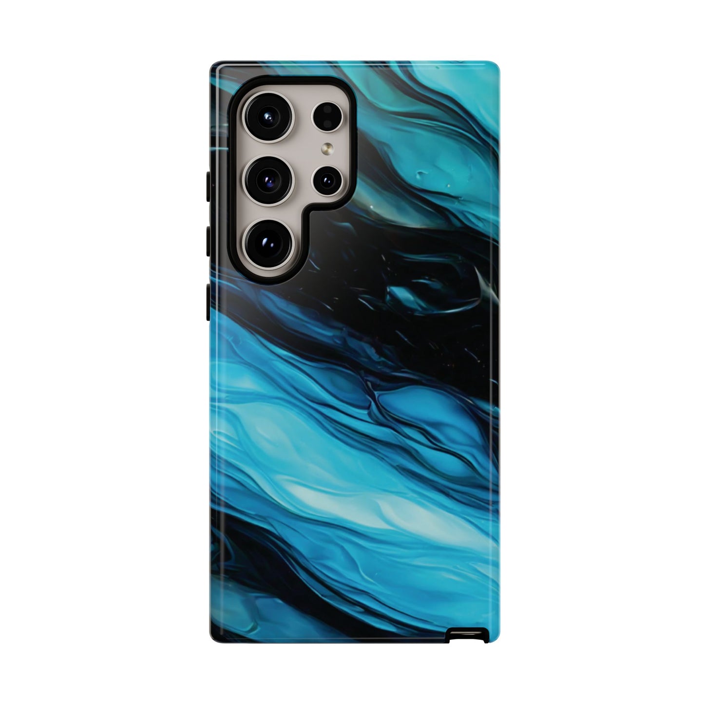 Samsung Galaxy Blue Splash Phone Case