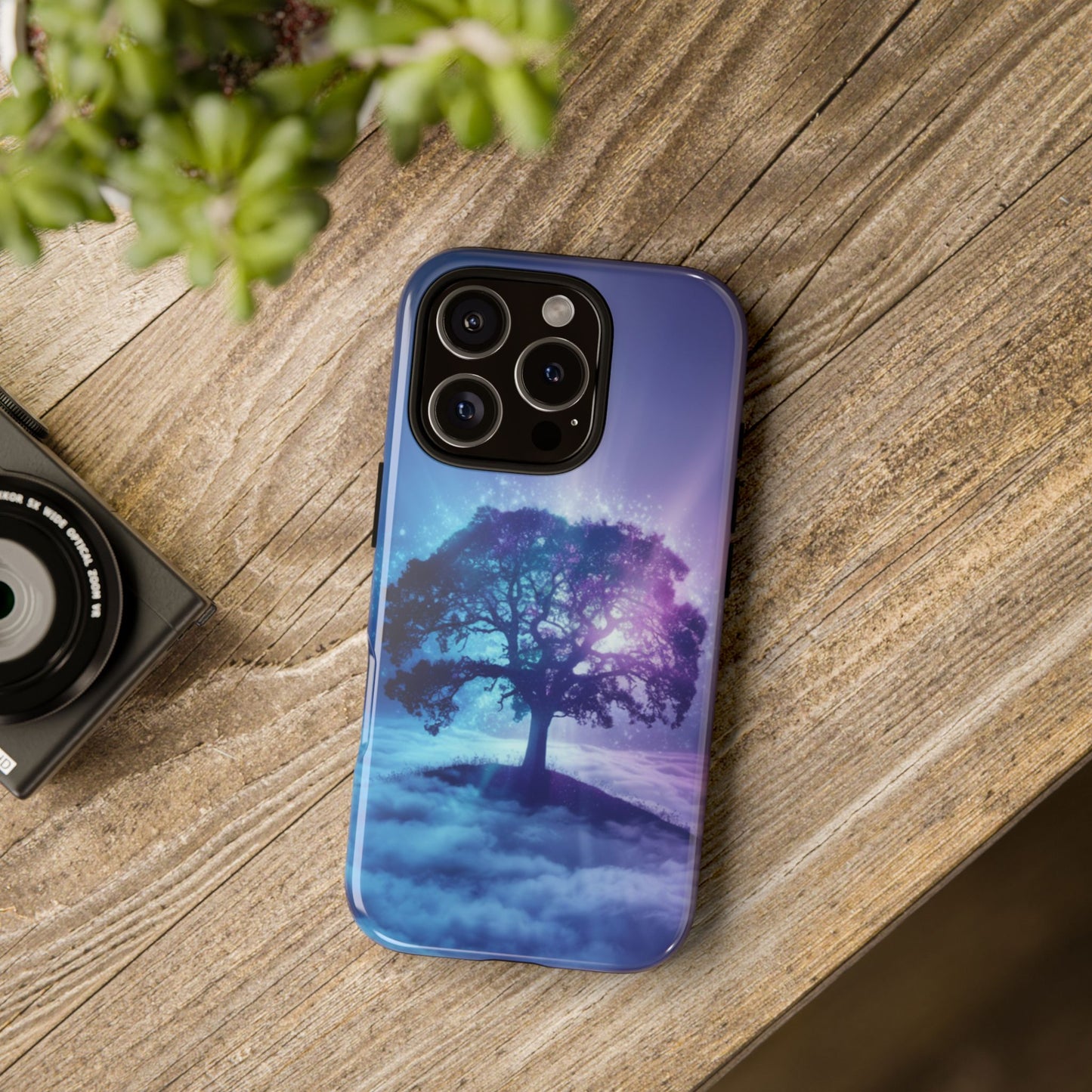 iPhone Case with Dreamy Tree Design