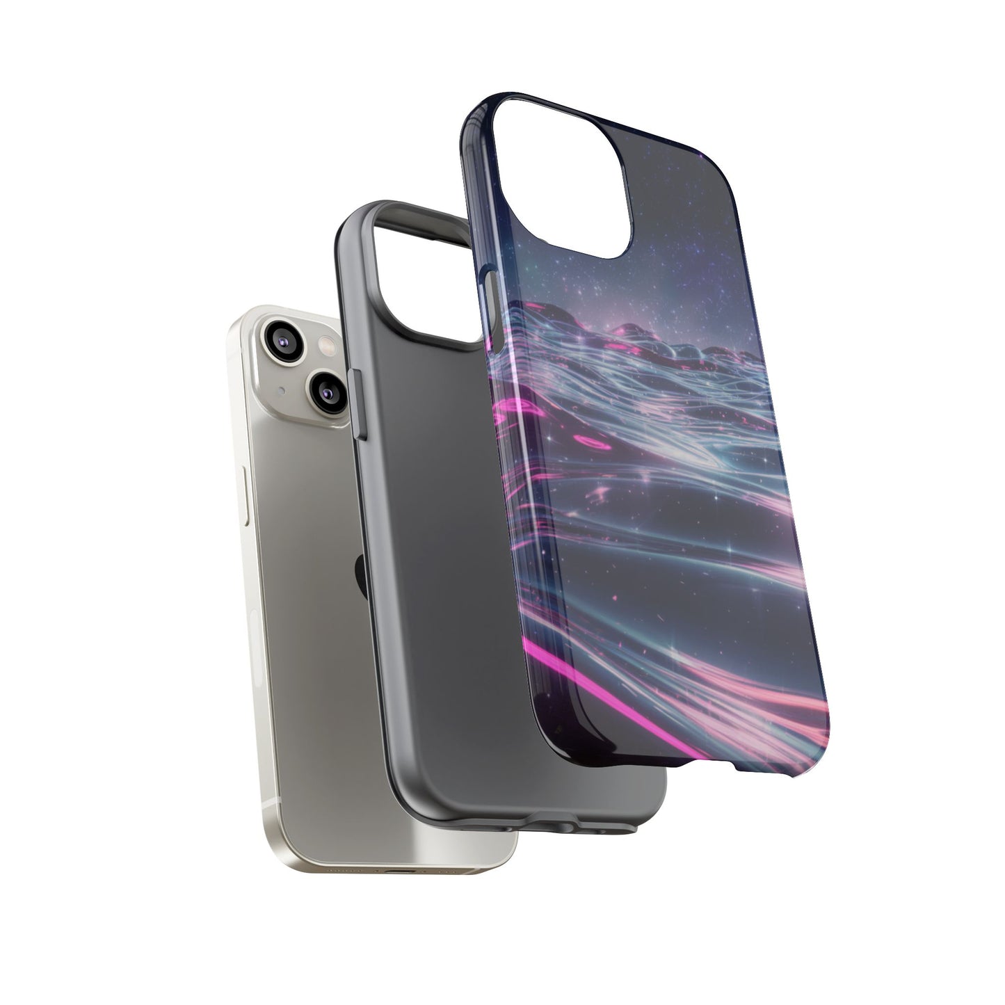 iPhone Case - Galactic Ocean and Sky Tough Case