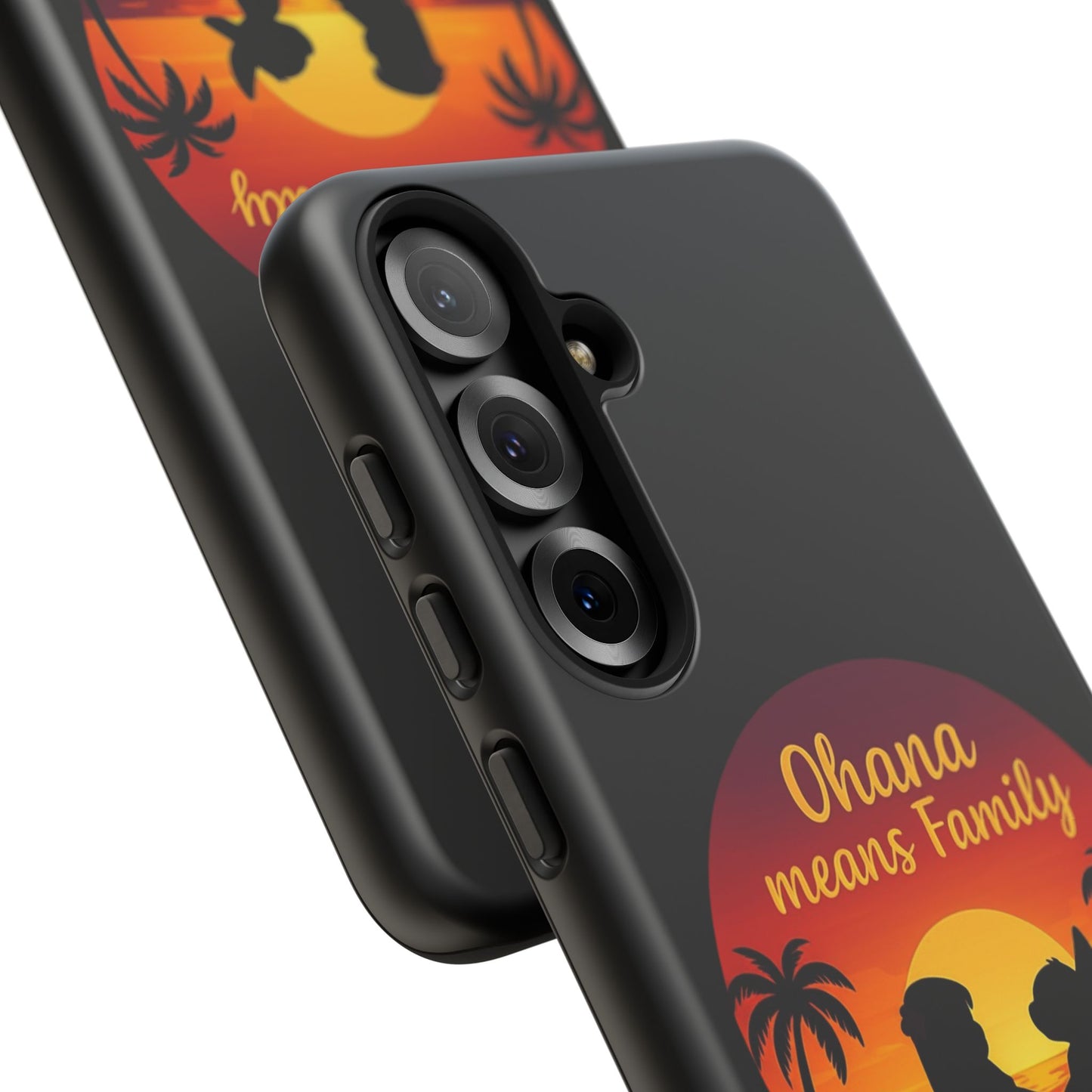 Ohana Means Family Samsung Case – Cute Hawaii Sunset Phone Cover – Lilo and Stitch-Inspired Gift – Protective Case for Galaxy S Series