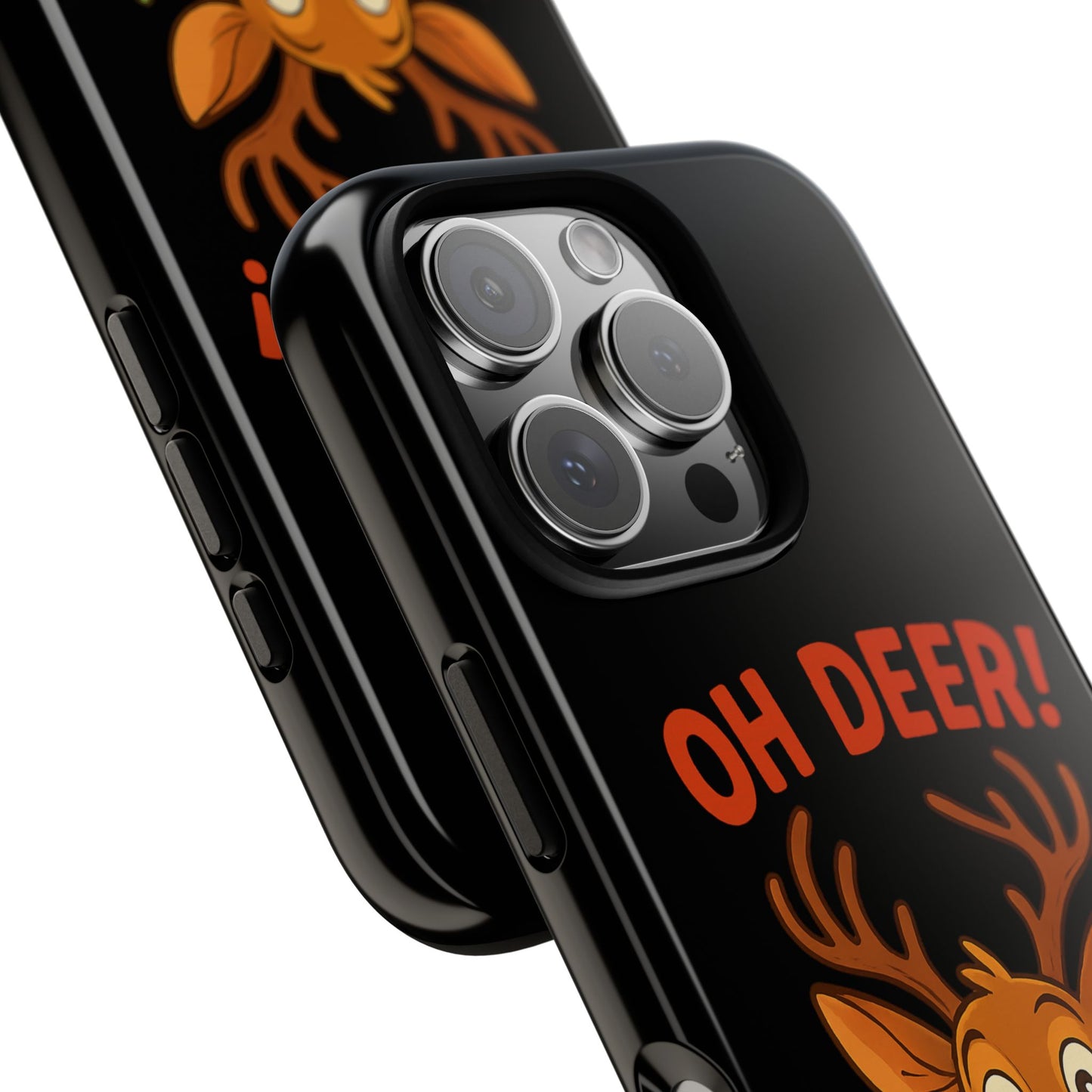 iPhone Case - Startled Deer 'Oh Deer' Nature Lover Phone Case Funny iPhone Accessory