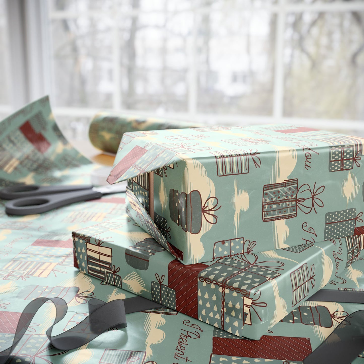 Christmas Wrapping Papers - 'I Present This To You'
