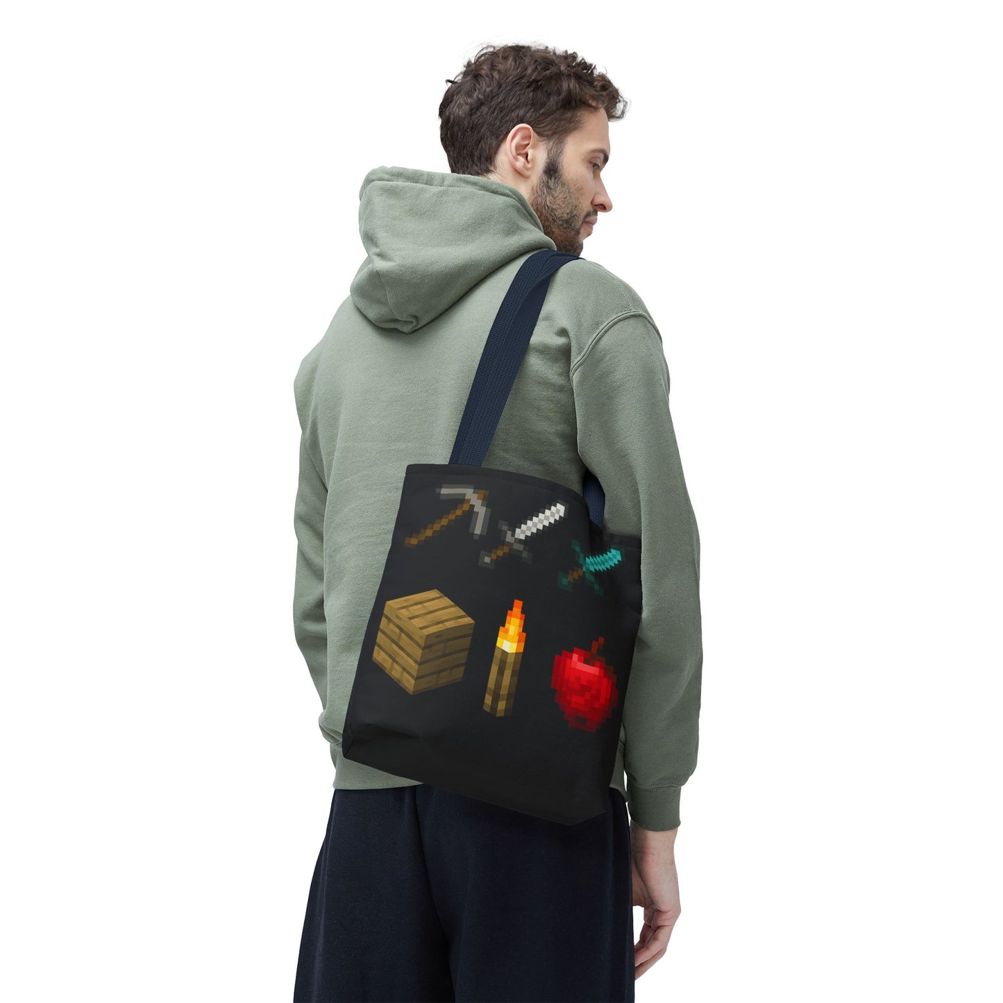 Minecraft Inspired Tote Bag Adventure Awaits Shopping Bag Reusable Tote Summer Bag