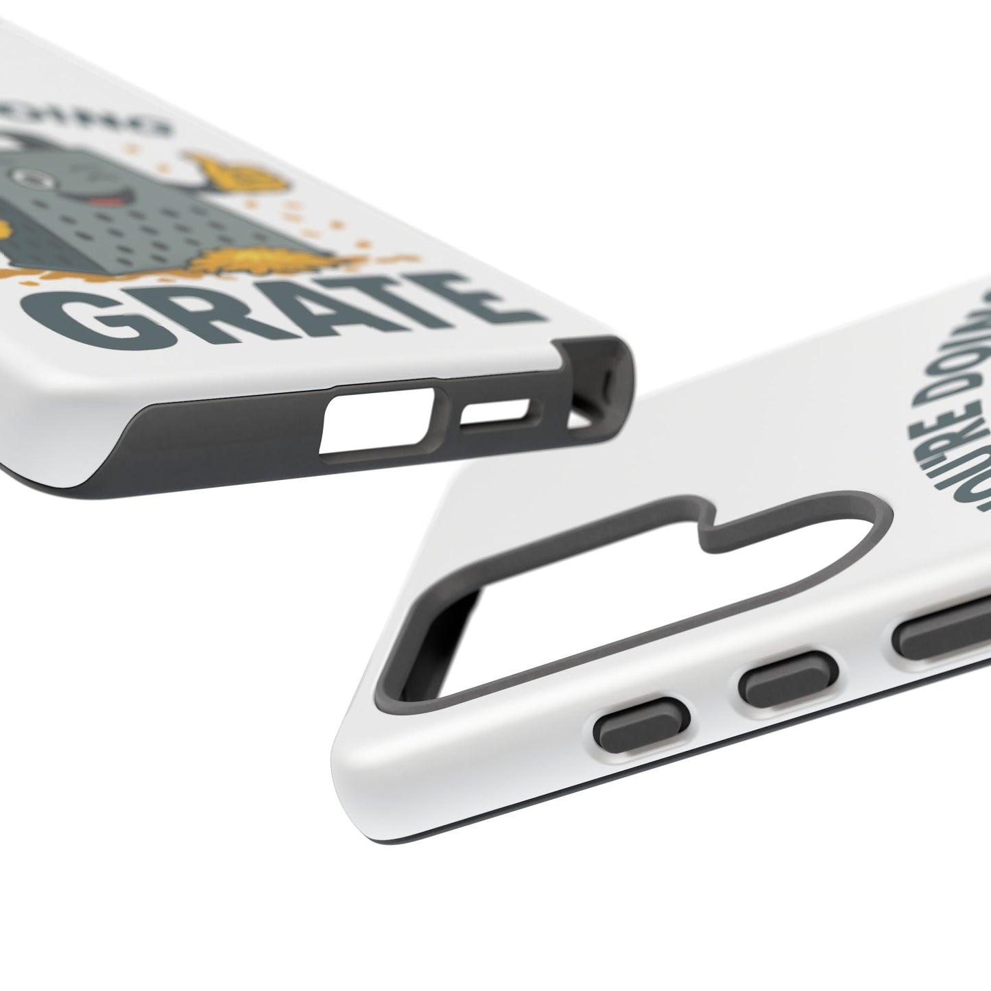 Samsung Tough Case - 'You're Doing Grate' Cheese Grater Design Phone Case for Chefs Foodie Accessory