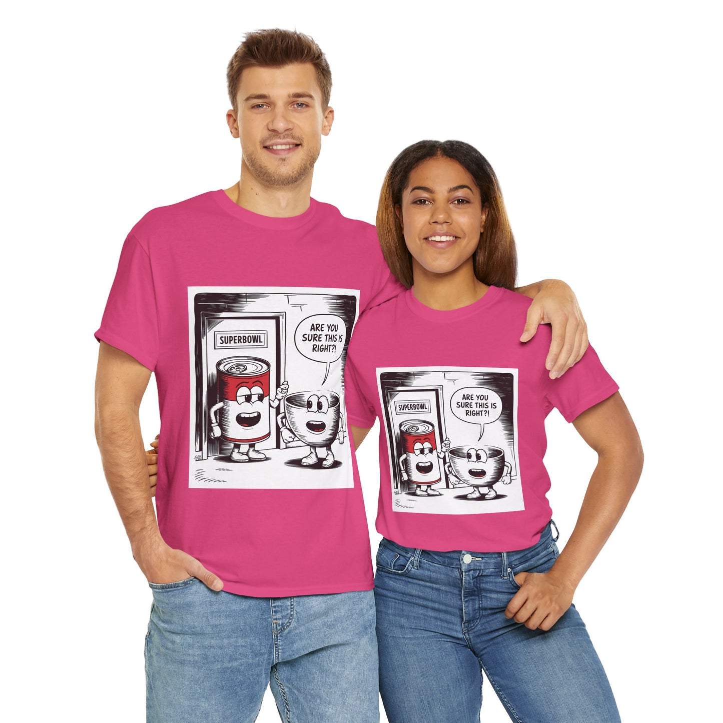 Comic Unisex Tee - Superbowl Design