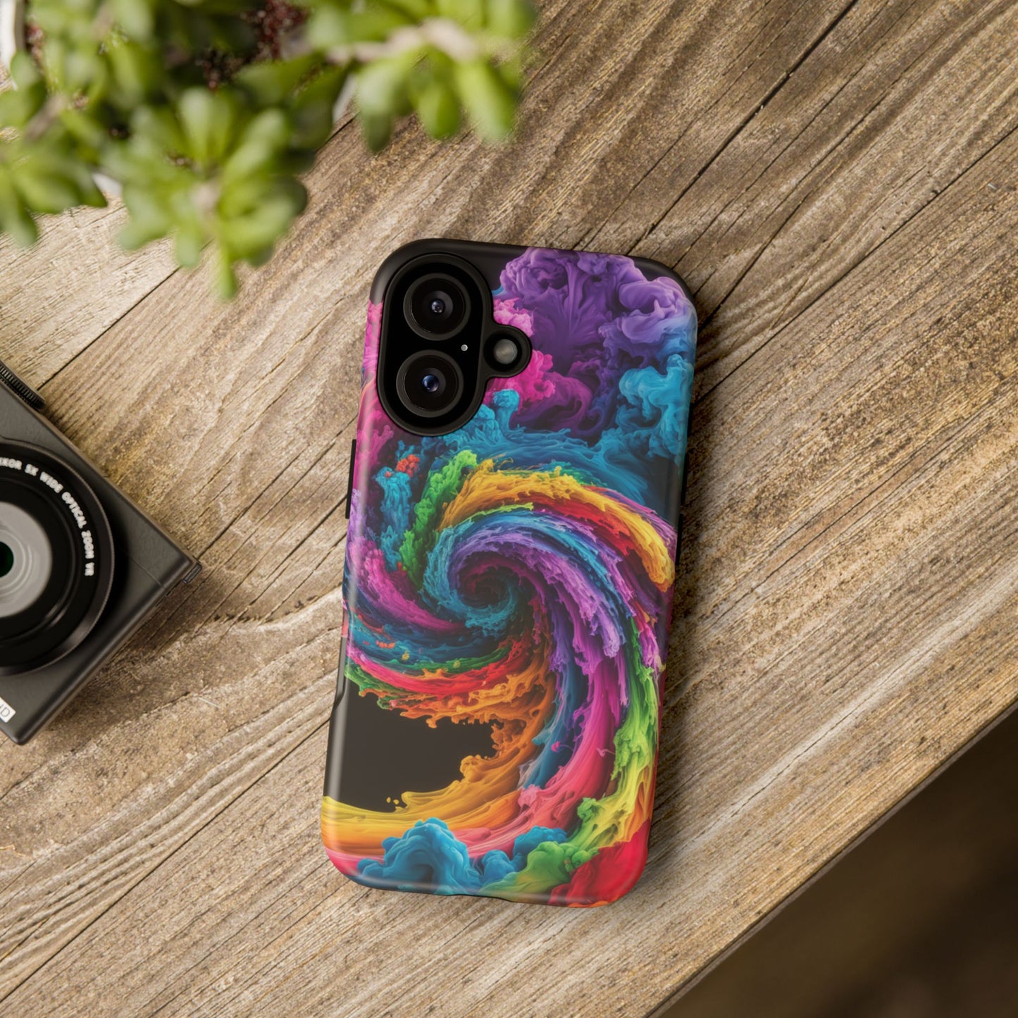 iPhone Case - Colorful Swirl Design