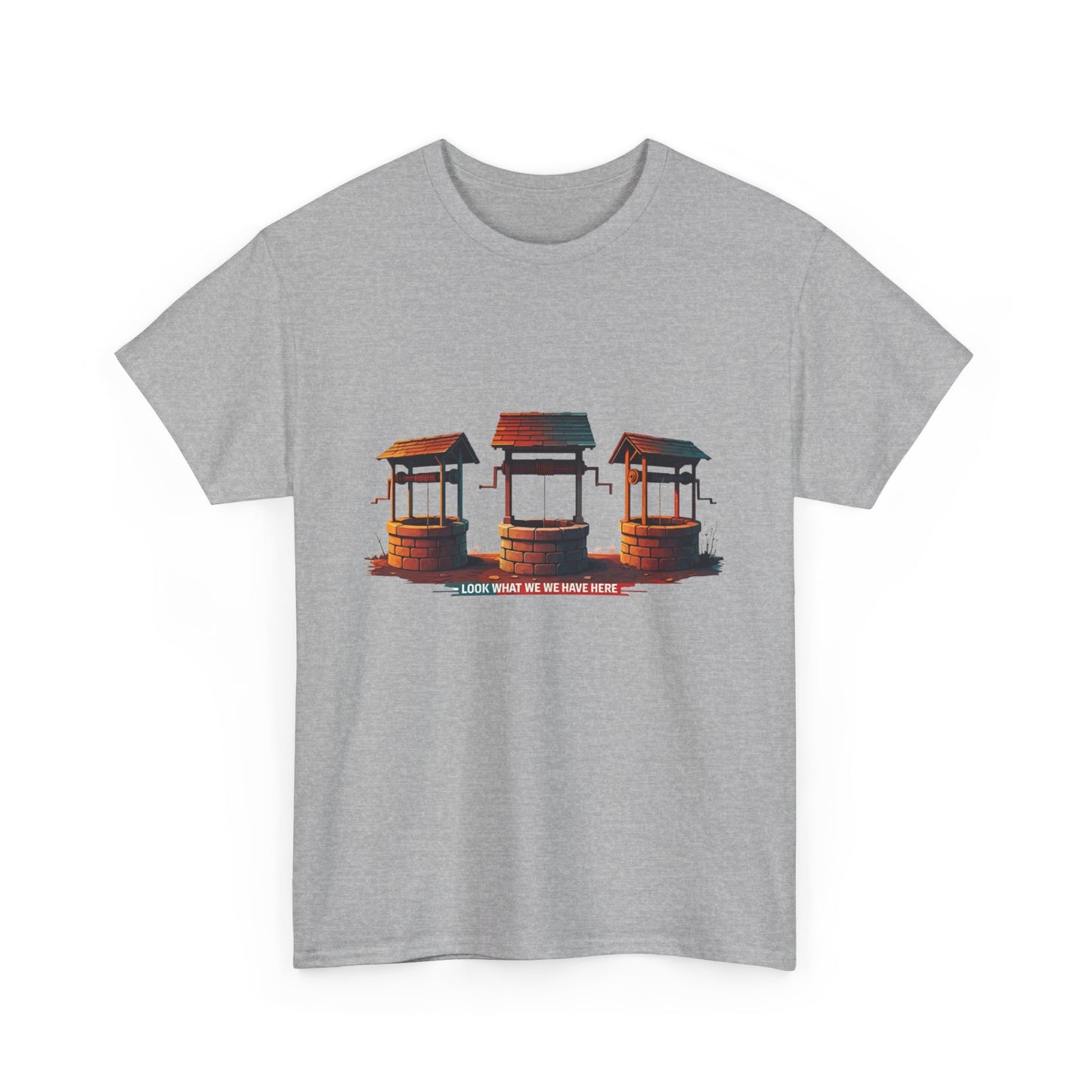 Funny “Well Well Well” T-Shirt • Pun Graphic Tee with Wishing Wells • Retro Vintage Humor Shirt • Gift for Pun Lovers & Joke Fans