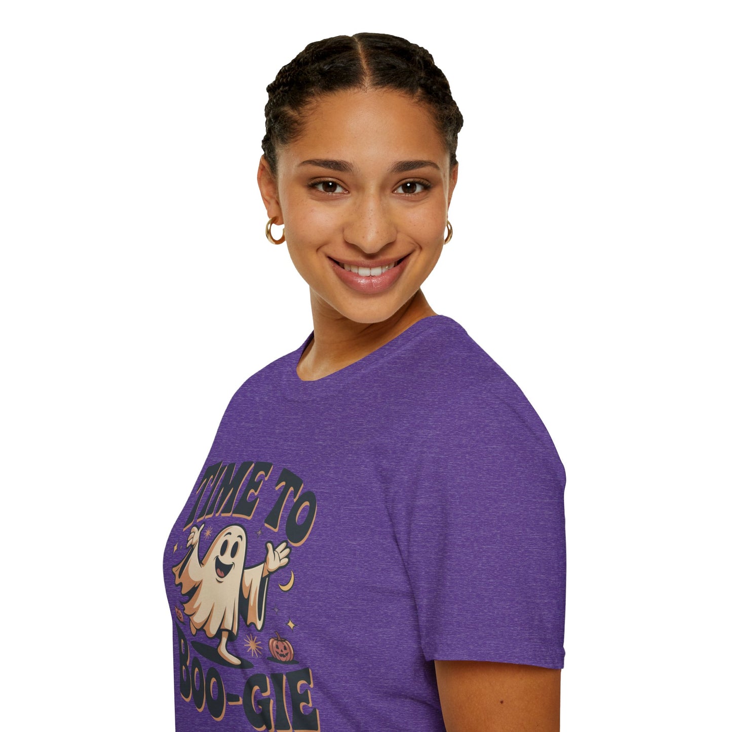 Time To Boo-gie Ghost Dance Halloween T-Shirt • Retro Spooky Ghost Tee • Funny Boo-gie Costume Tee • Spooky Season Graphic Shirt