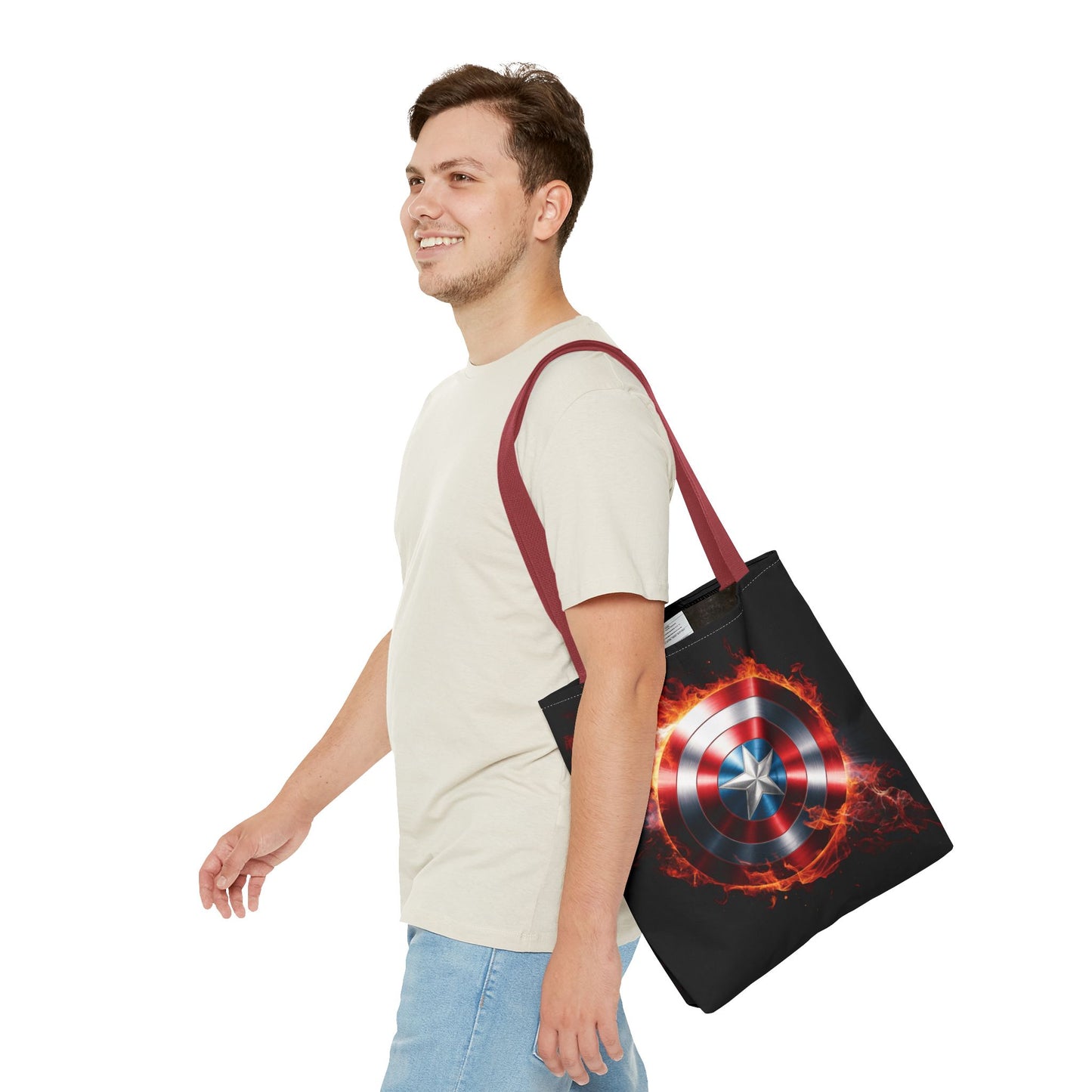 Captain America Shield Tote Bag