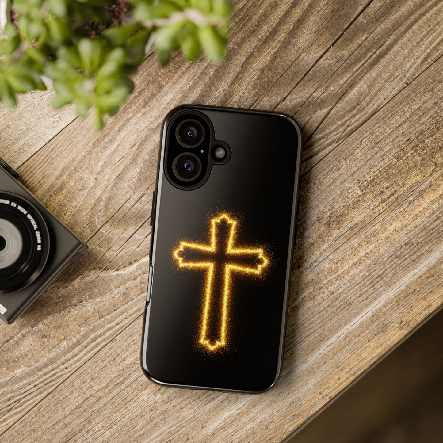 Glowing Cross Phone Case - Faith-Inspired Tough Cases