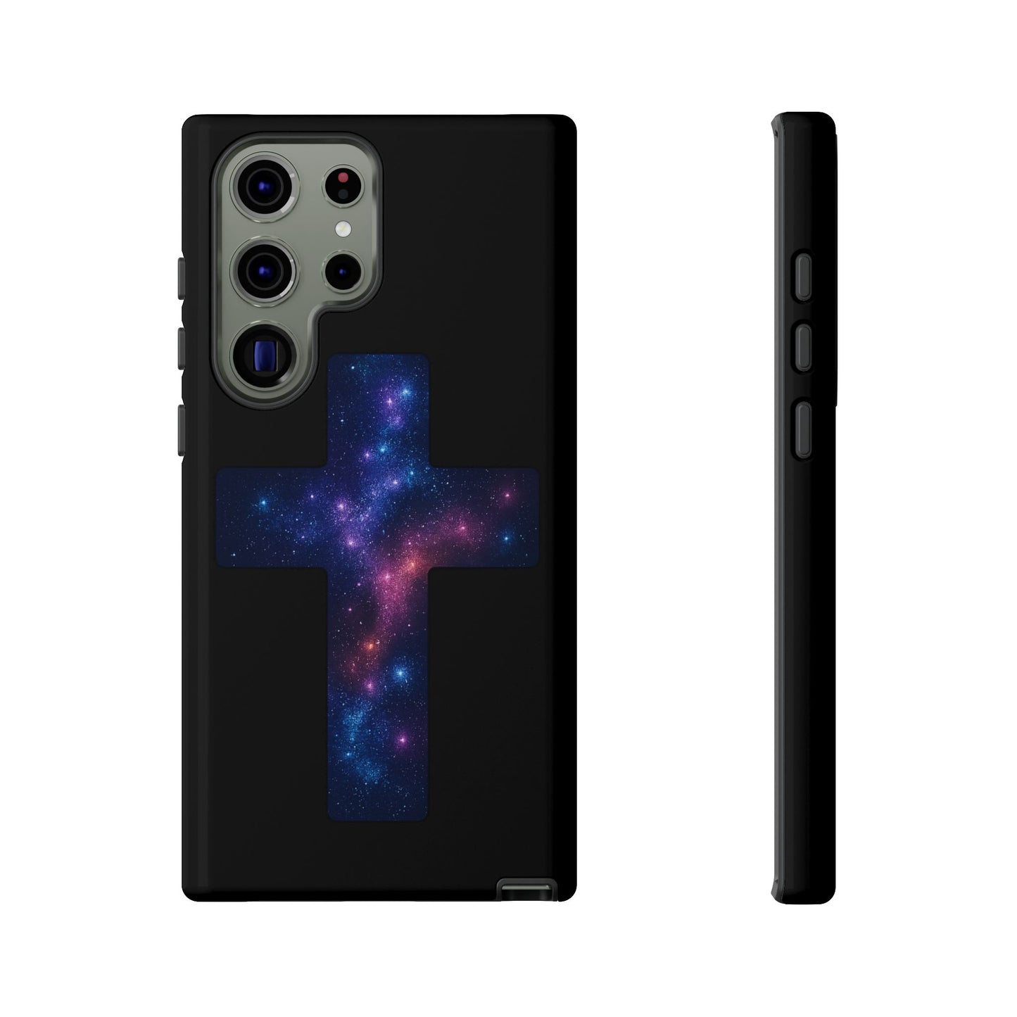 Samsung Phone Case - Galactic Cross Case Christian Phone Case Spiritual Samsung Case Religious Accessory Gift for Believers