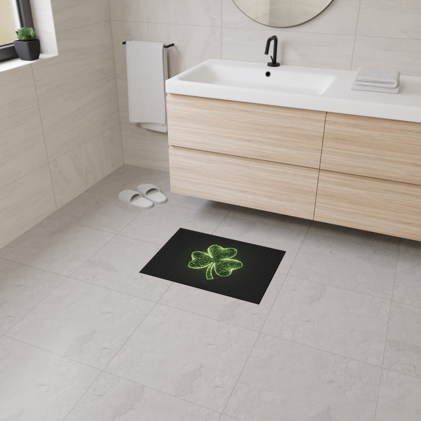 Floor Mat - Shamrock Design