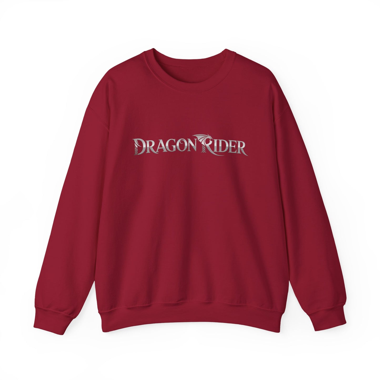 Dragon Rider Sweatshirt | Unisex Fantasy Gamer Crewneck | Nerdy Cozy Mythical Gift | Medieval Dragon Pullover | Geek Cosplay Style