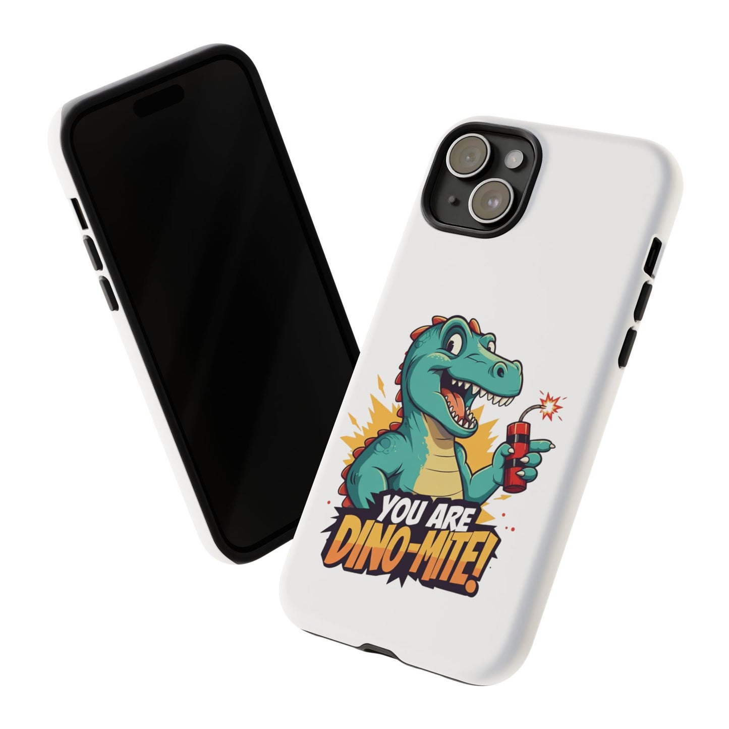 iPhone Case - Dino-Mite Pun Design
