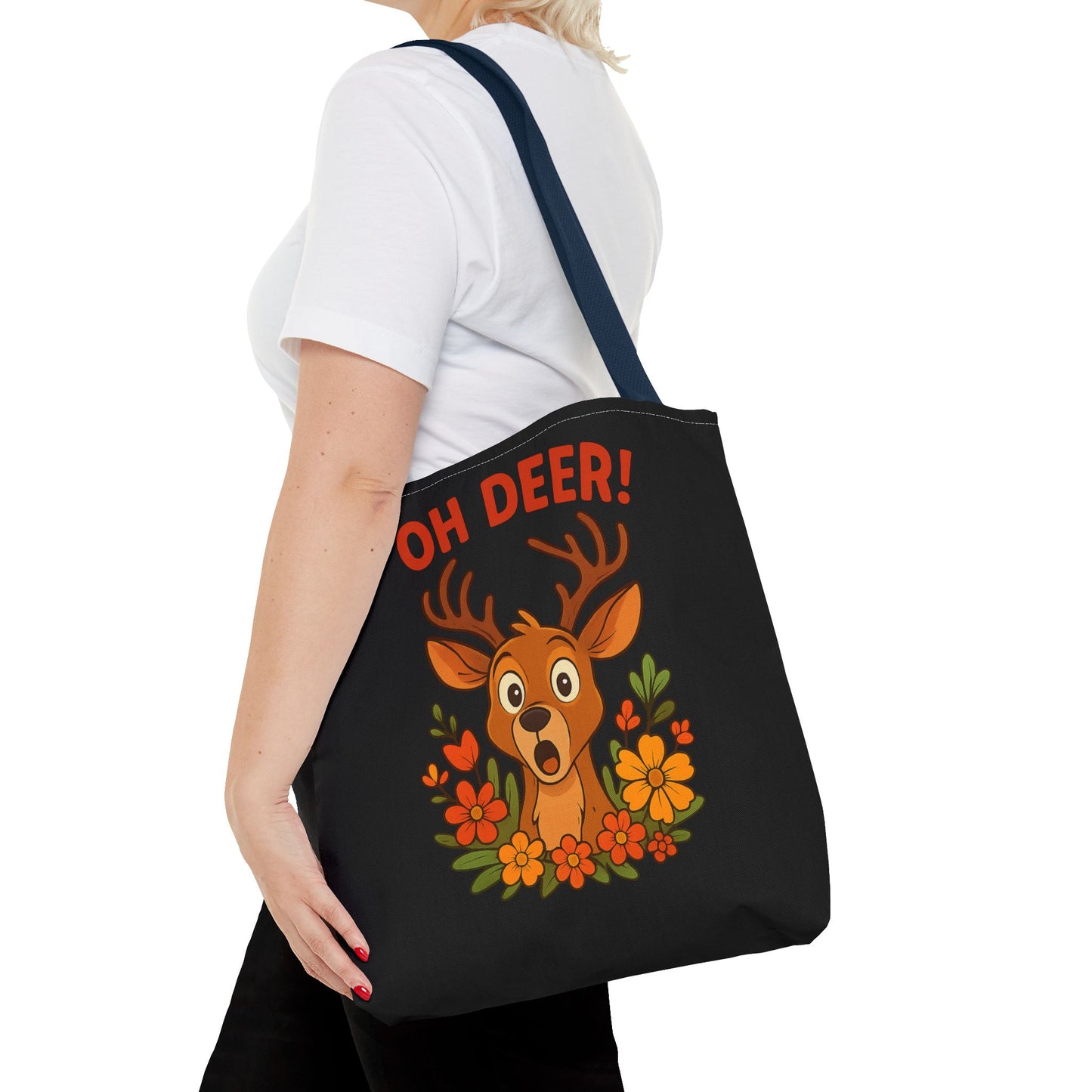 Oh Deer Tote Bag Wildlife Bag Deer Tote Nature Bag Grocery Bag Reusable Tote