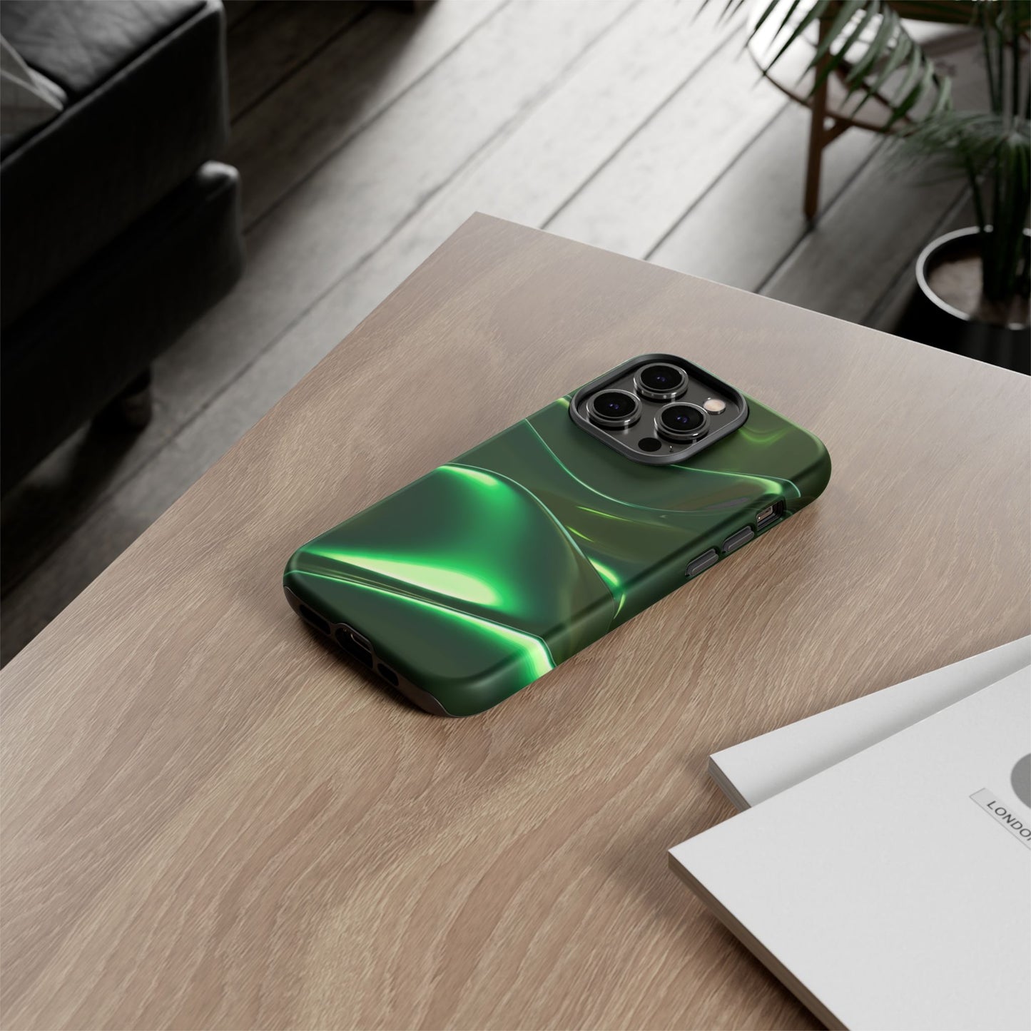 iPhone Case - Fluid Metallic Design