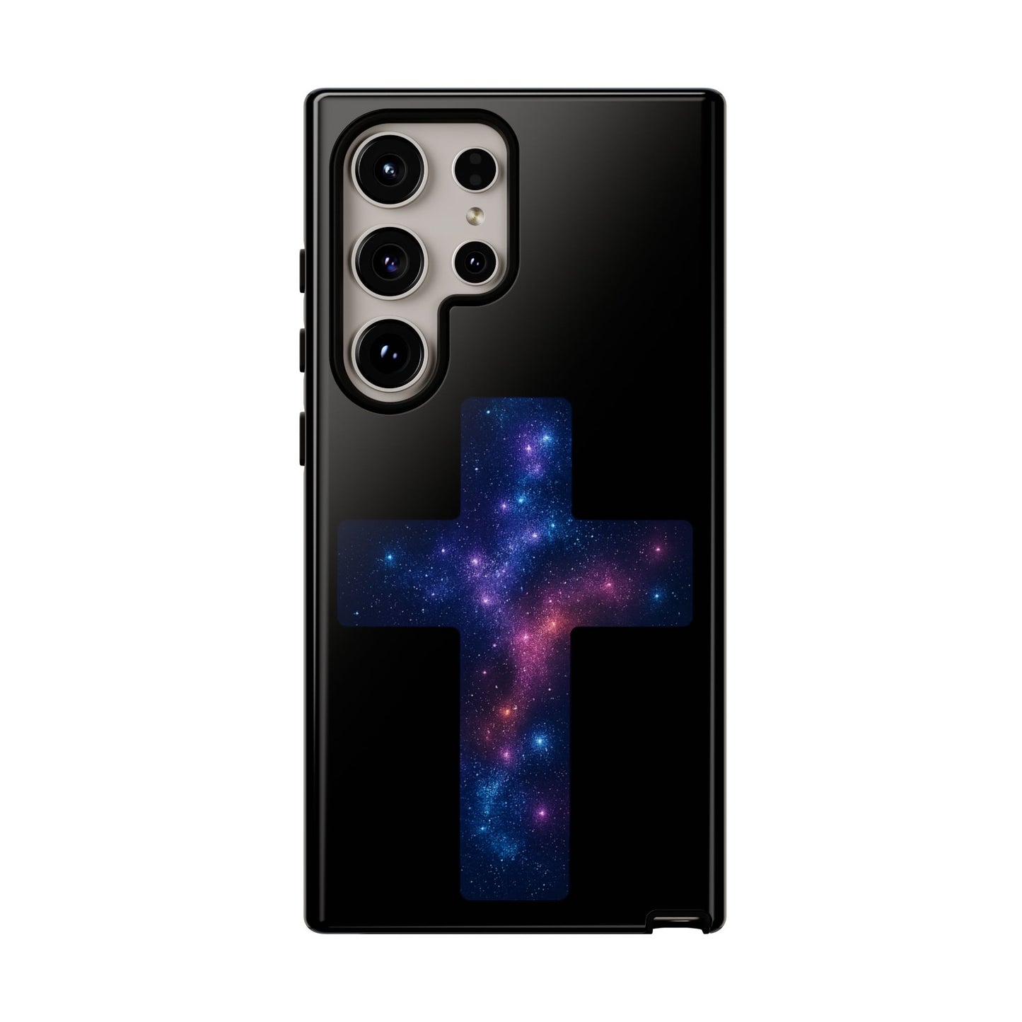 Samsung Phone Case - Galactic Cross Case Christian Phone Case Spiritual Samsung Case Religious Accessory Gift for Believers