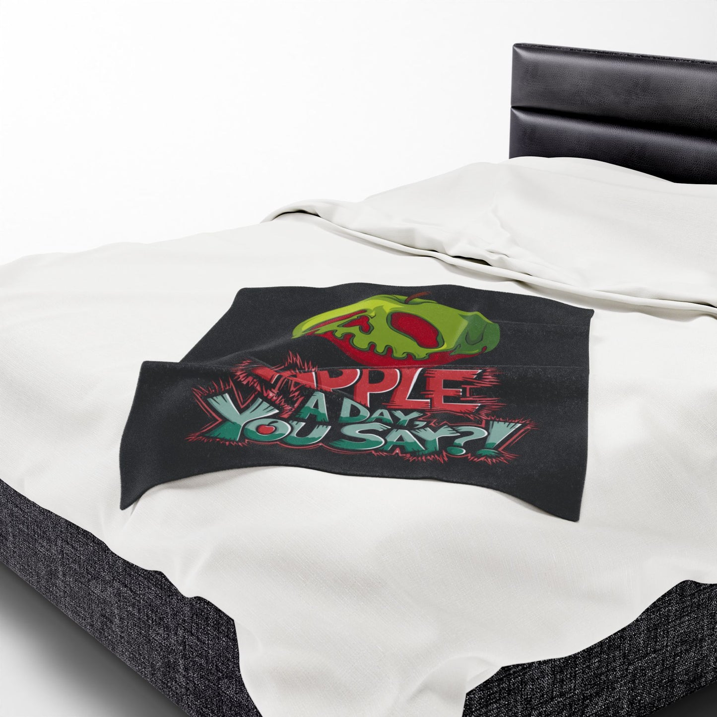 Plush Blanket - Poison Apple Design for Cozy Nights