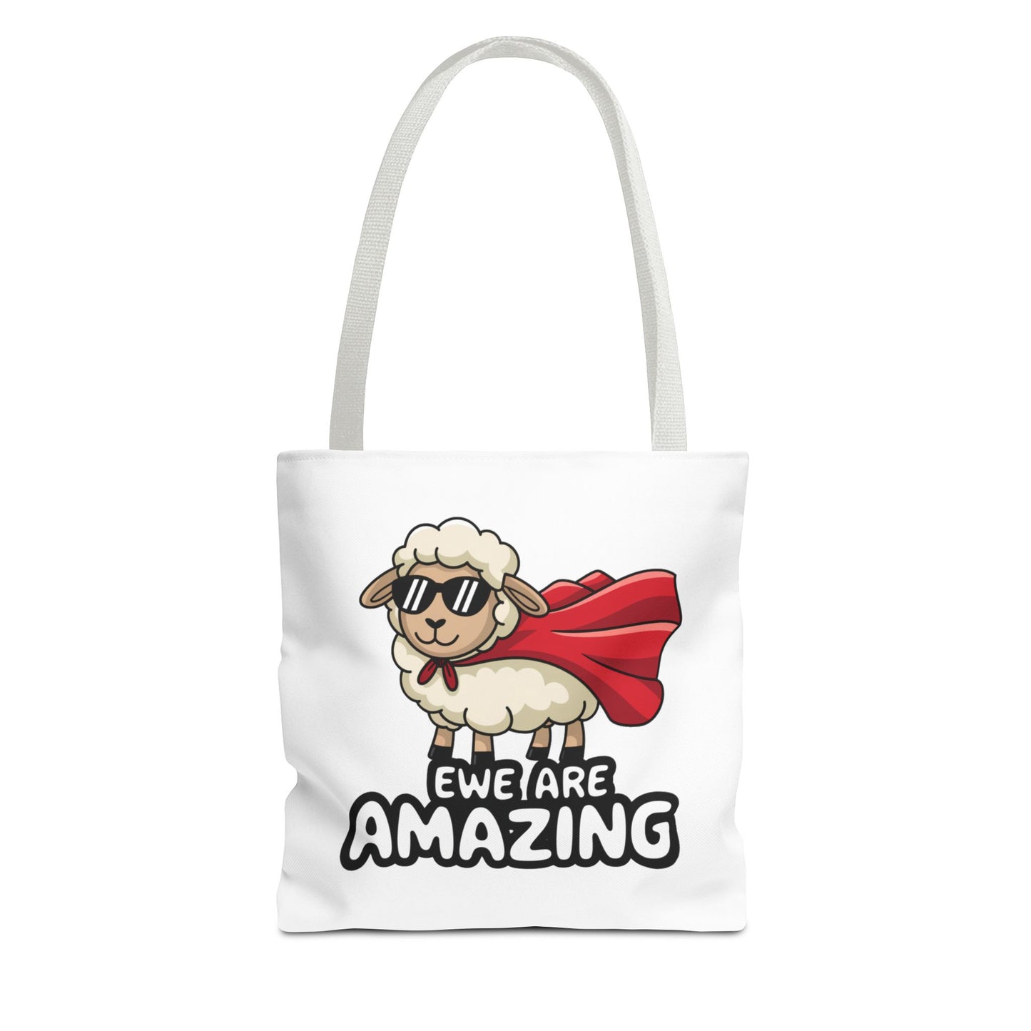 Sheep Tote Bag - Ewe Are Amazing Inspirational Bag Everyday Tote Funny Bag