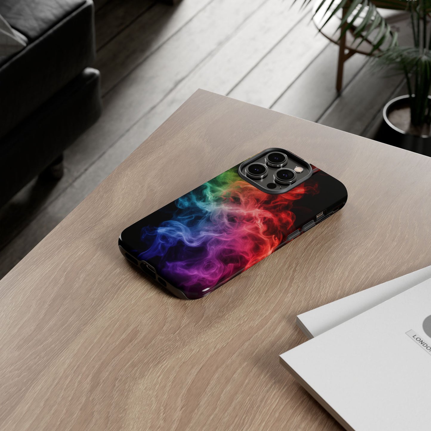 iPhone Case - Colorful Smoke Design