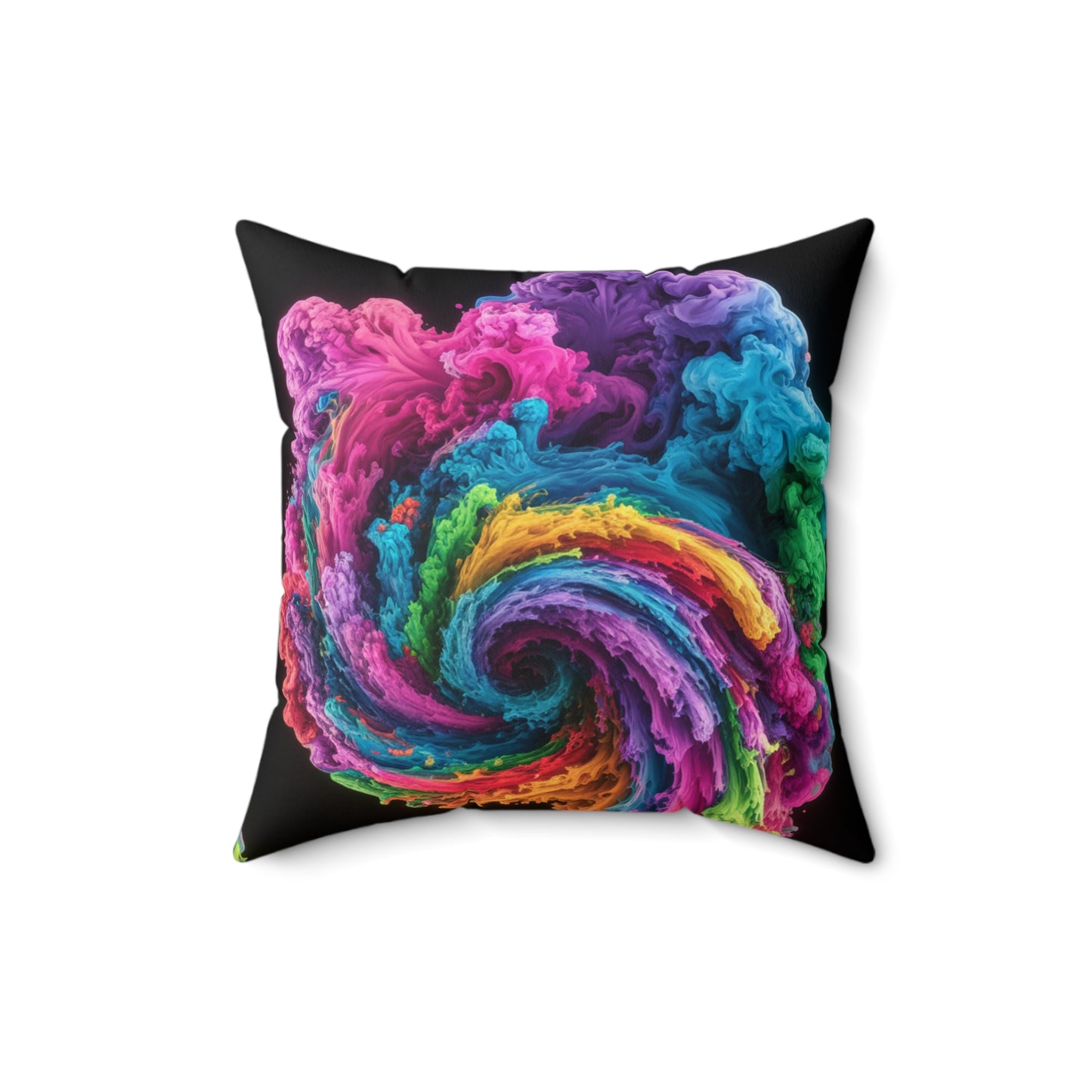 Colorful Swirl Pillow