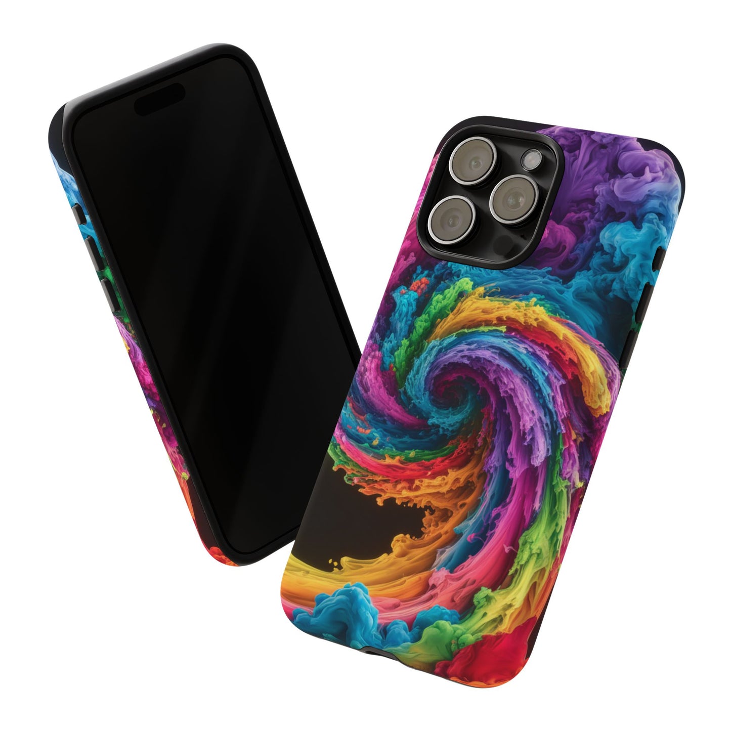 iPhone Case - Colorful Swirl Design