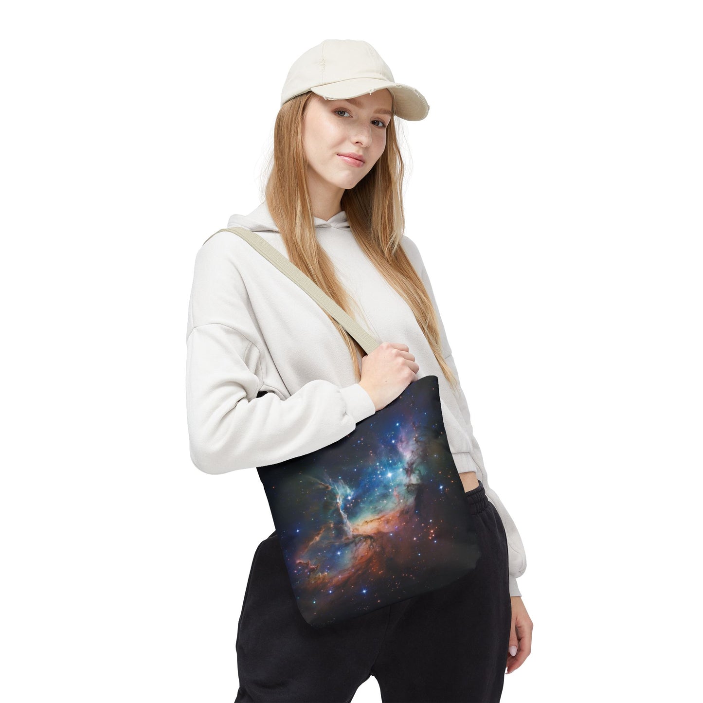 Space Galactic Tote Bag Starry Bag Reusable Tote Cosmic Bag Shopping Bag