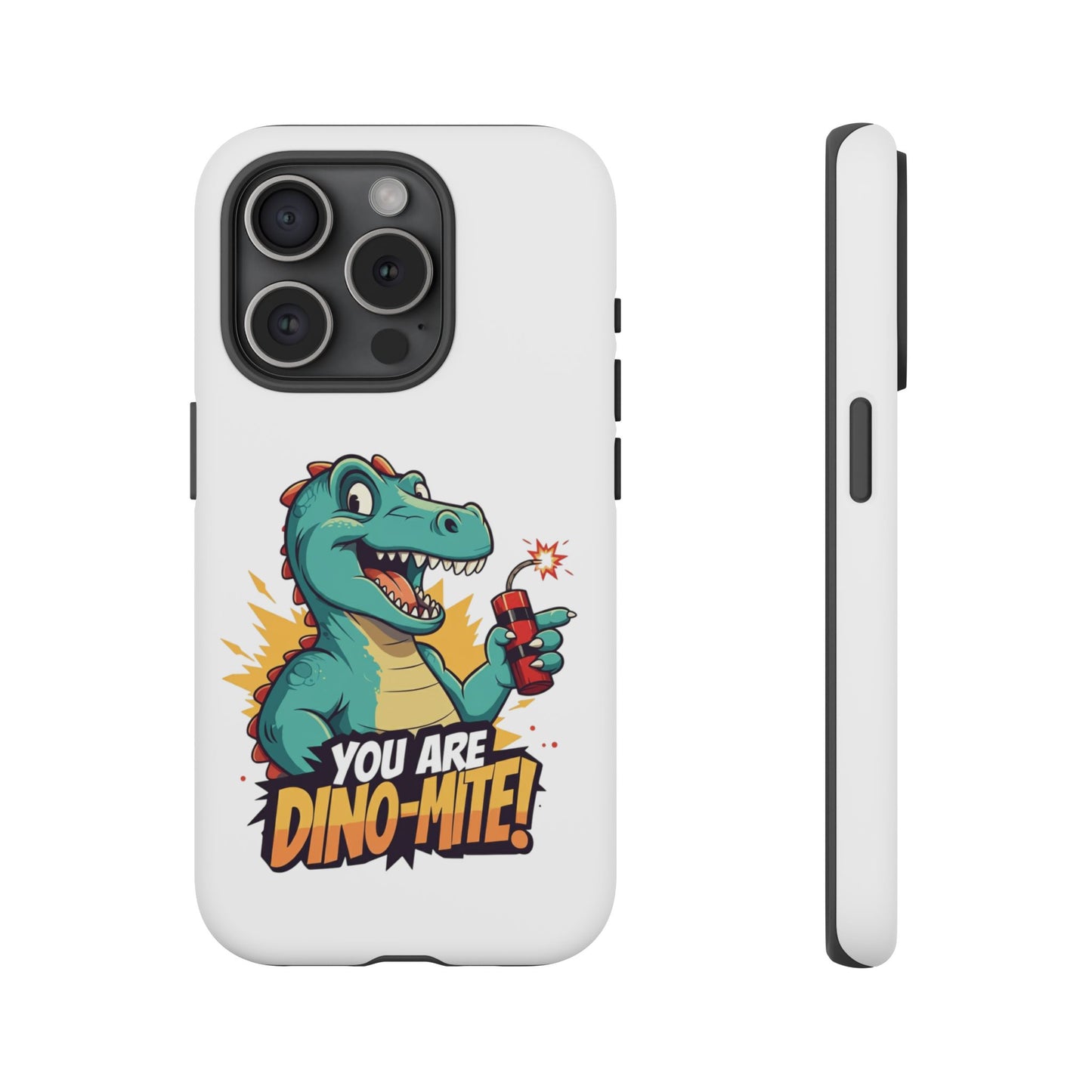 iPhone Case - Dino-Mite Pun Design