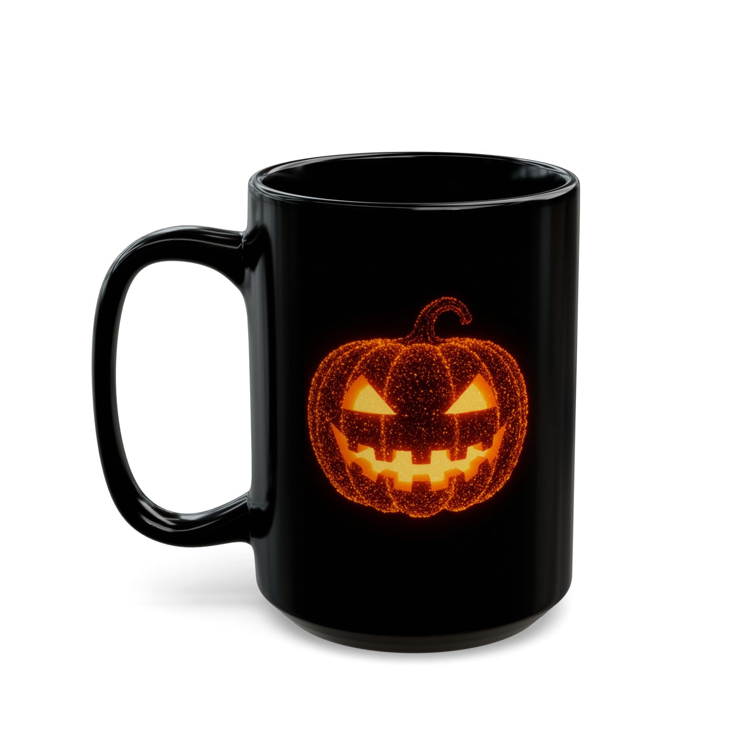 Glowing Jack-o'-Lantern Halloween Mug | Bioluminescent-Inspired Pumpkin Design | Spooky Coffee Cup | 11oz 15oz Fall Gift Idea